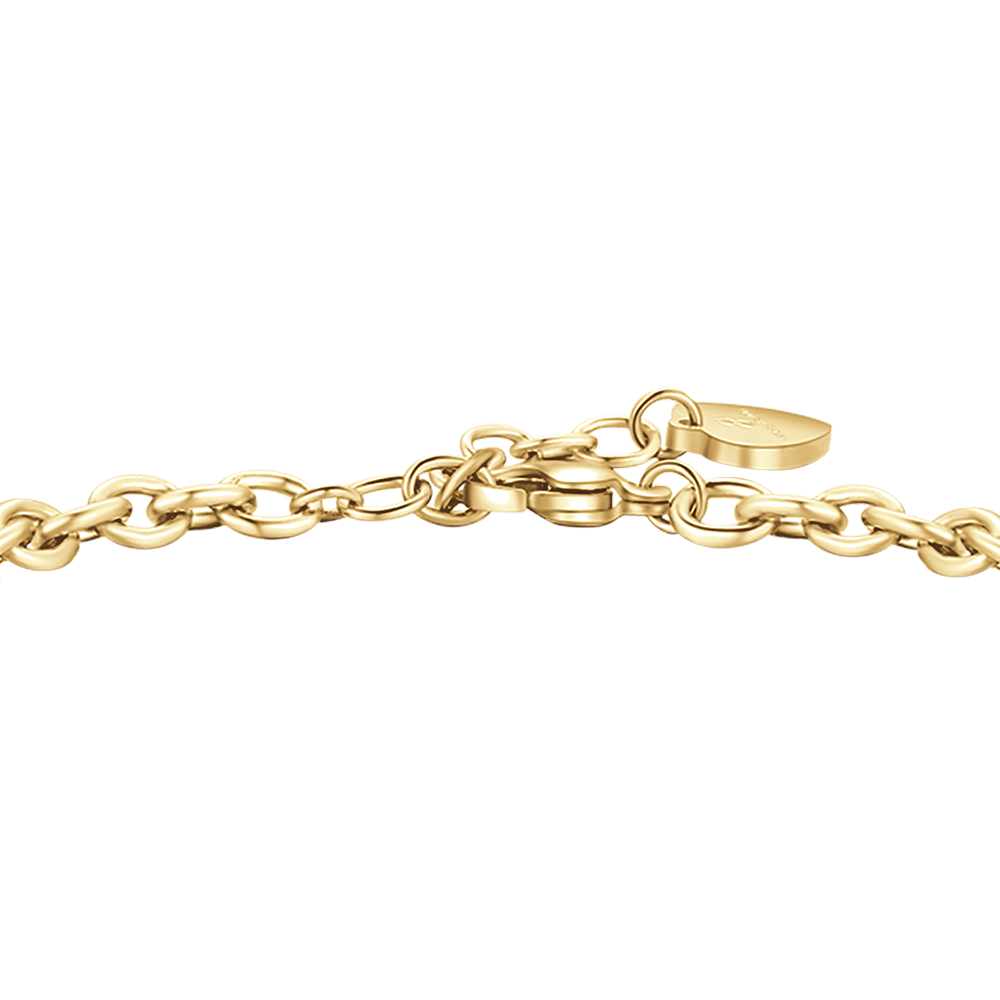 BRACELET POUR FEMME EN ACIER PLAQUÉ OR AVEC LICORNE