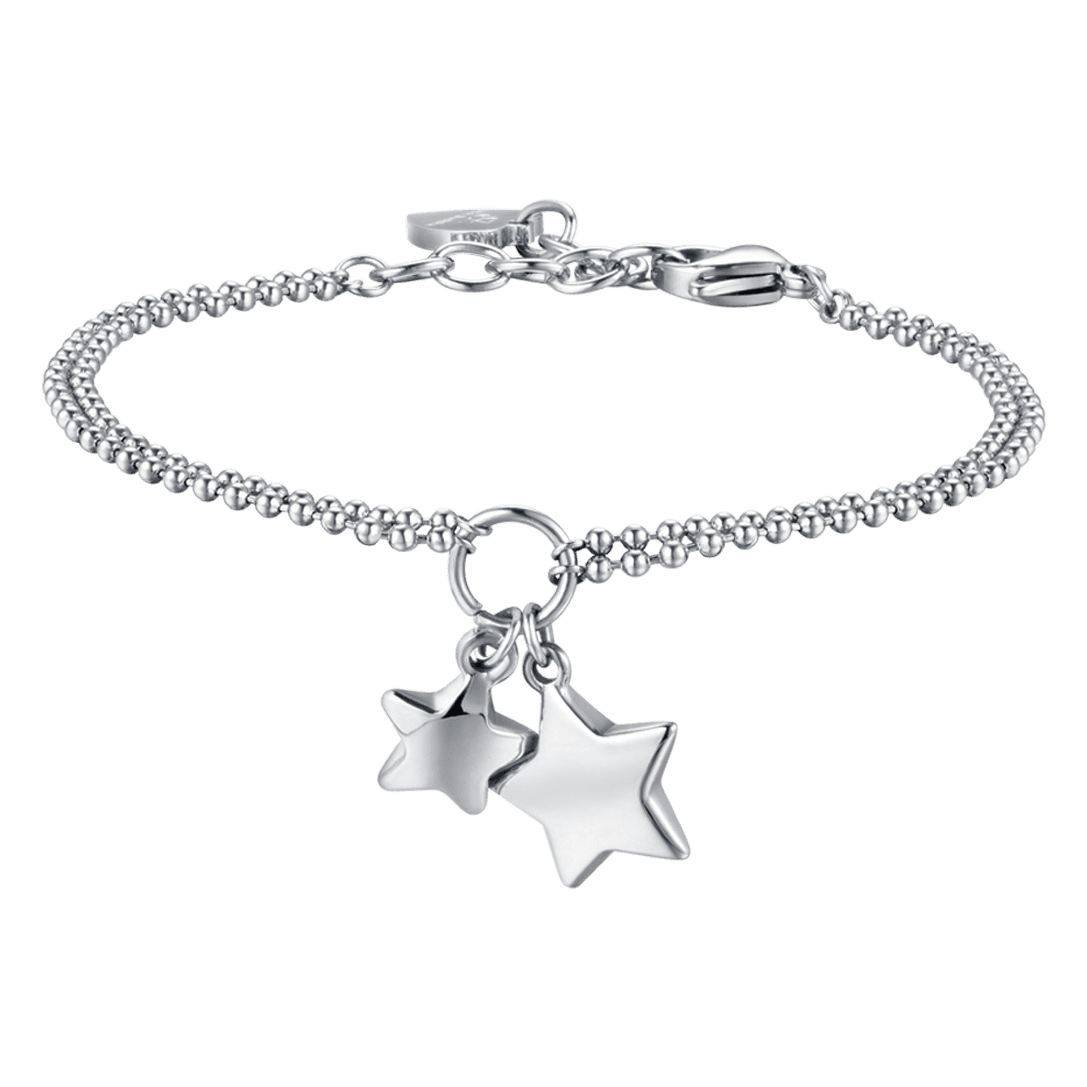 IP BRACELET FEMME EN ACIER DORÉ AVEC ÉTOILES