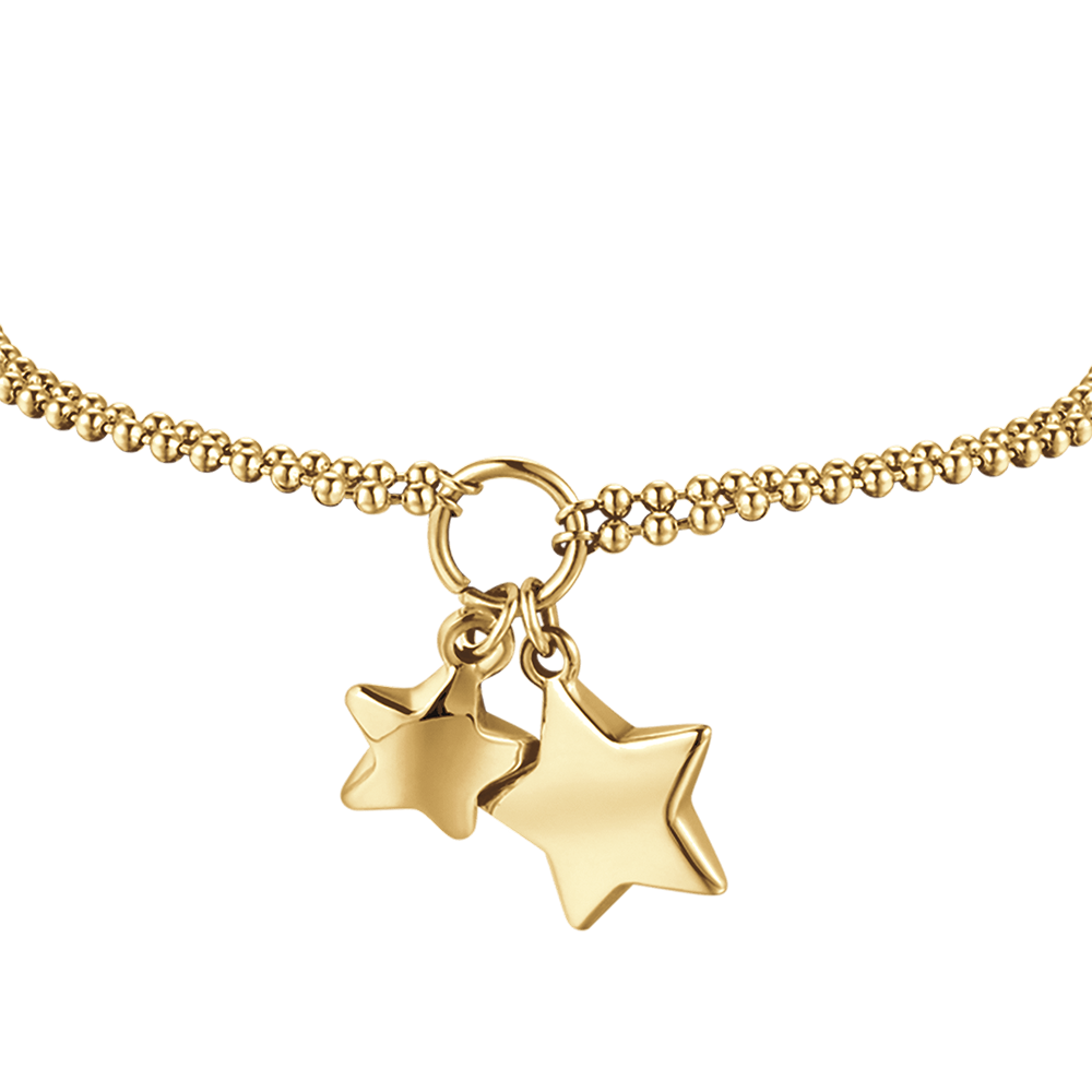 BRACCIALE DONNA IN ACCIAIO CON STELLE