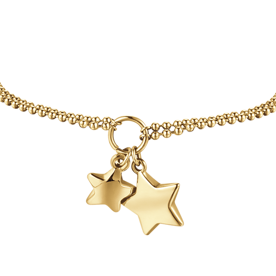 BRACCIALE DONNA IN ACCIAIO CON STELLE