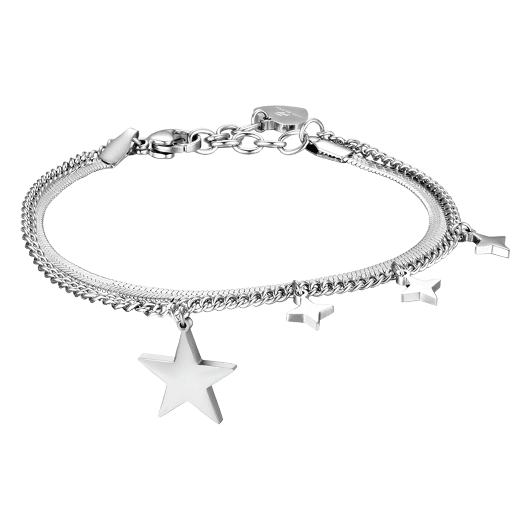 IP BRACELET FEMME EN ACIER DORÉ AVEC ÉTOILE