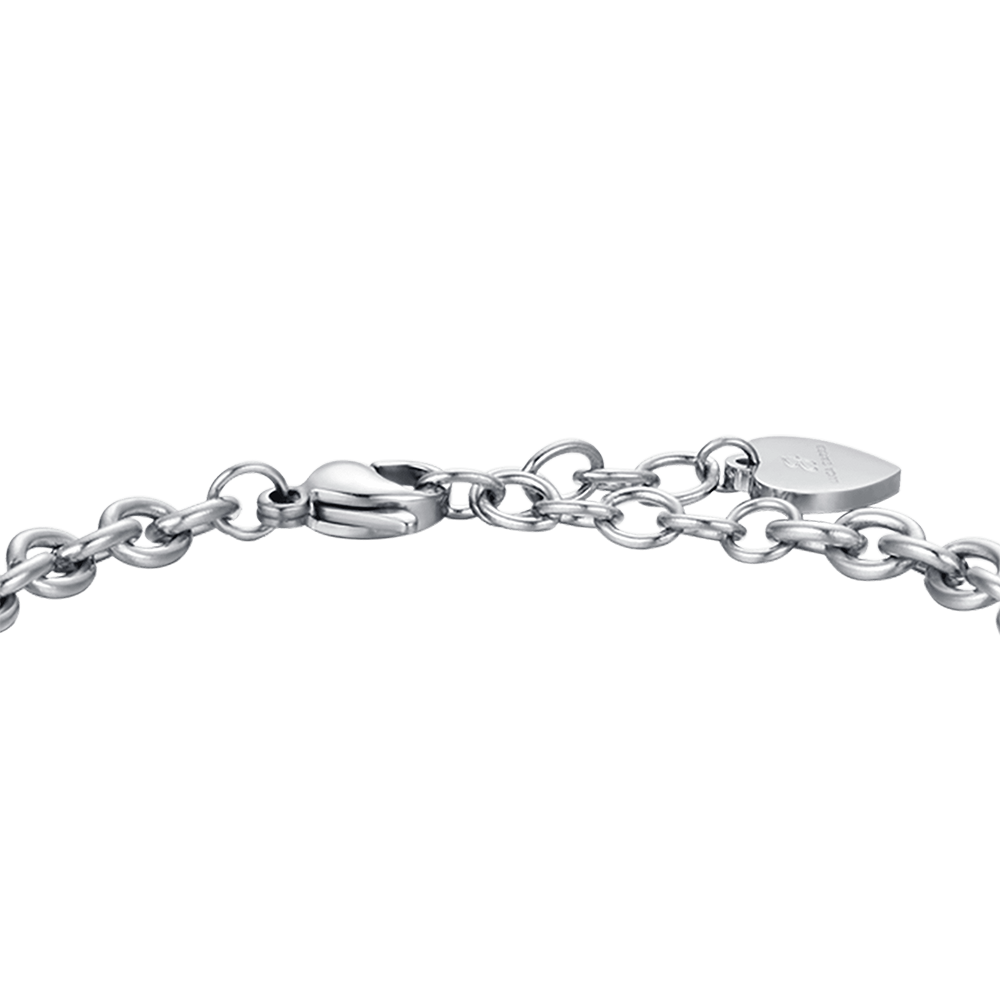 BRACELET EN ACIER POUR FEMME AVEC CADENAS