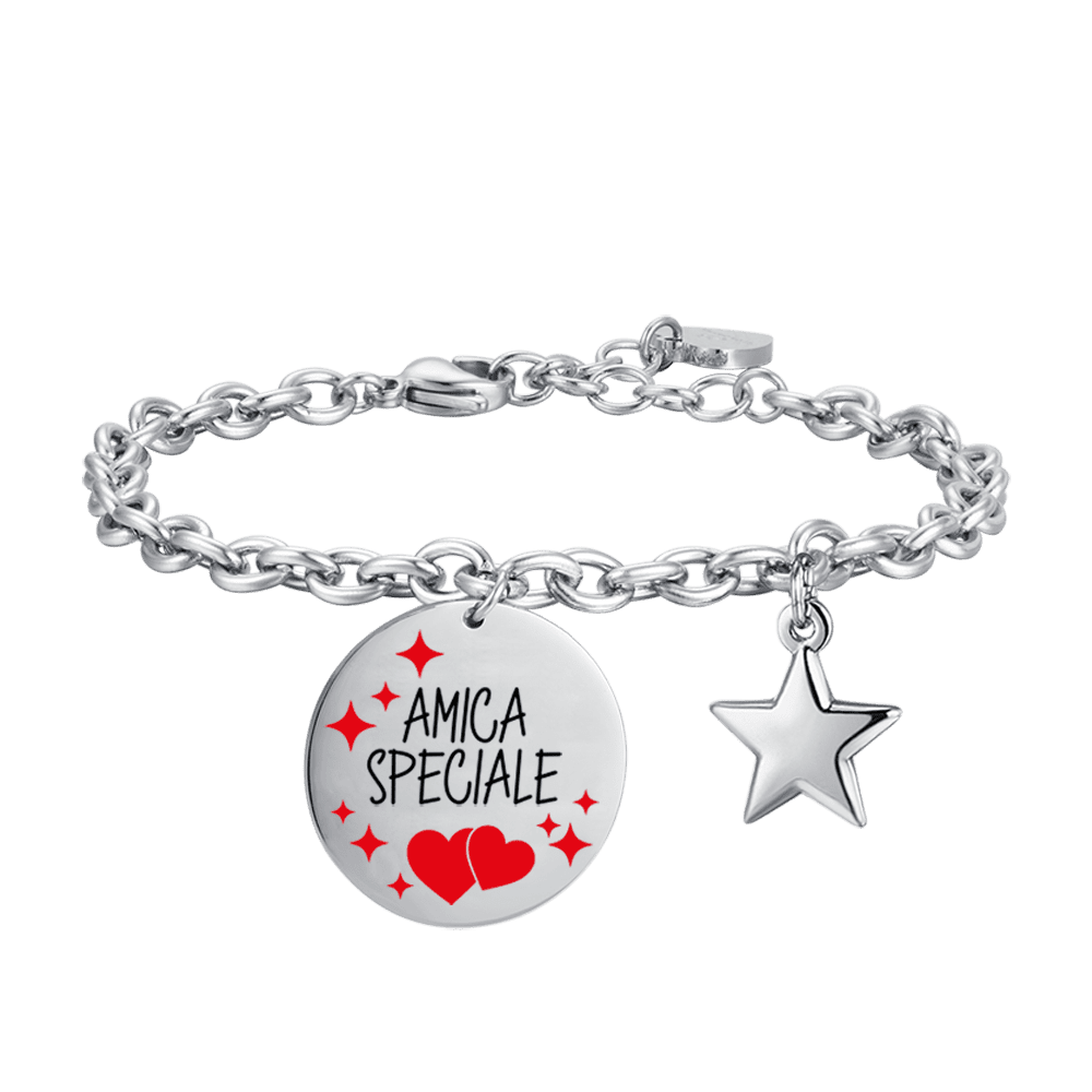 BRACELET EN ACIER POUR AMIE SPÉCIALE