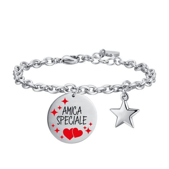 BRACELET EN ACIER POUR AMIE SPÉCIALE