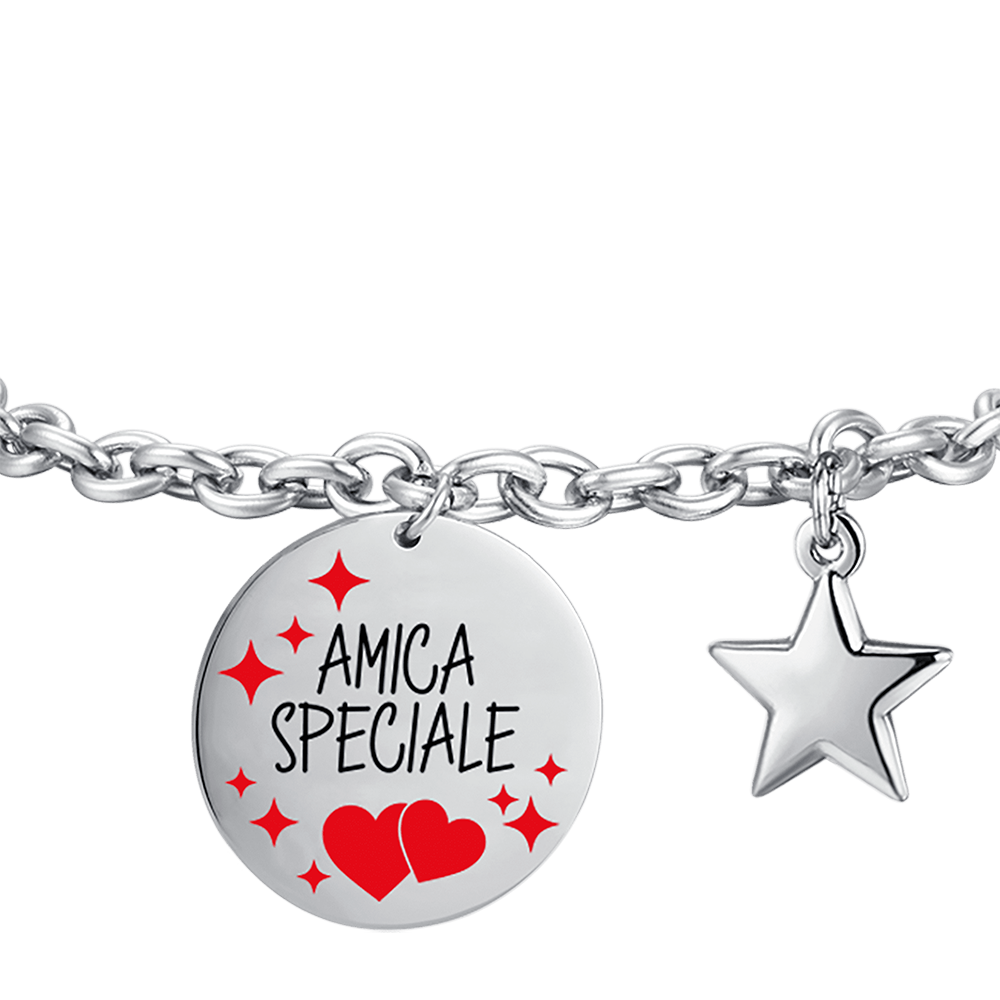 BRACELET EN ACIER POUR AMIE SPÉCIALE