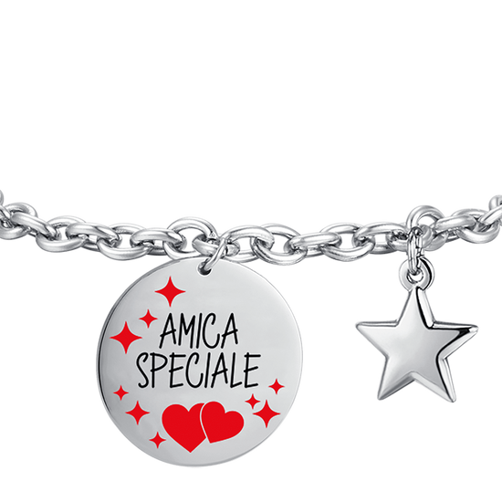 BRACELET EN ACIER POUR AMIE SPÉCIALE