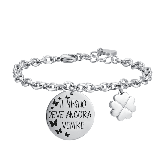 BRACELET EN ACIER POUR FEMME LE MEILLEUR EST ENCORE À VENIR Luca Barra