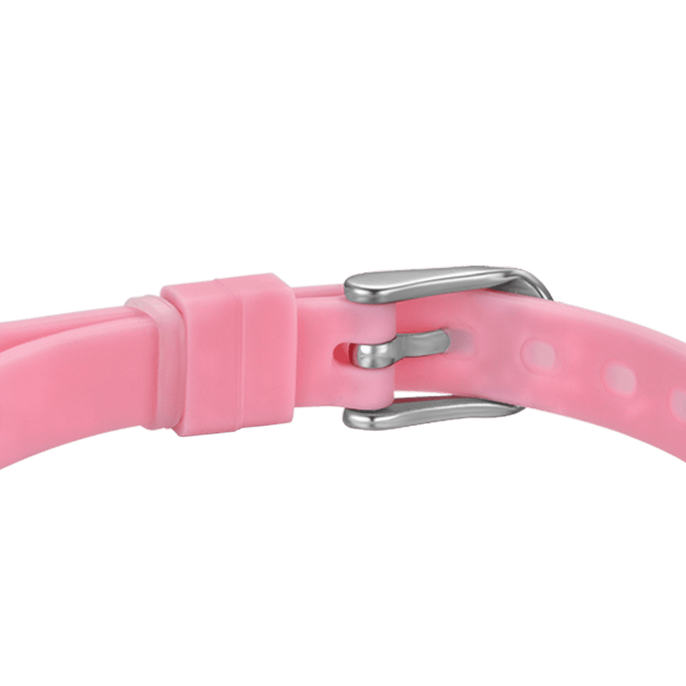 BRACELET FEMME EN SILICONE ROSE