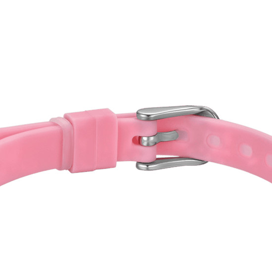 BRACELET FEMME EN SILICONE ROSE