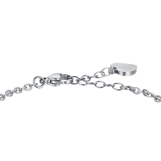 BRACELET ACIER POUR FEMME AVEC CRISTAUX VERTS