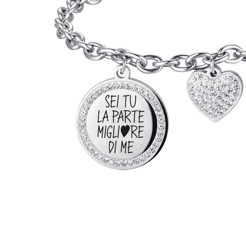 BRACELET EN ACIER POUR FEMMES TU ES LA MEILLEURE PARTIE DE MOI