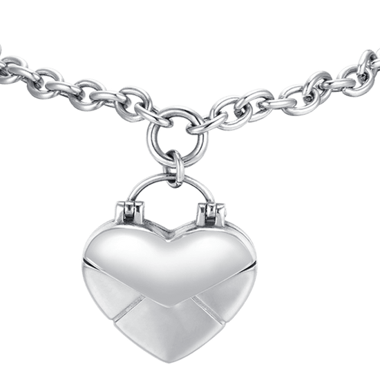 BRACELET LETTRE COEUR EN ACIER POUR FEMME