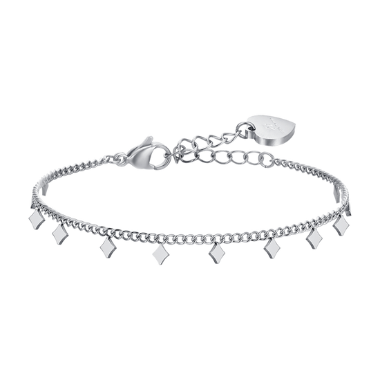 BRACELET EN ACIER DIAMANTÉ POUR FEMMES