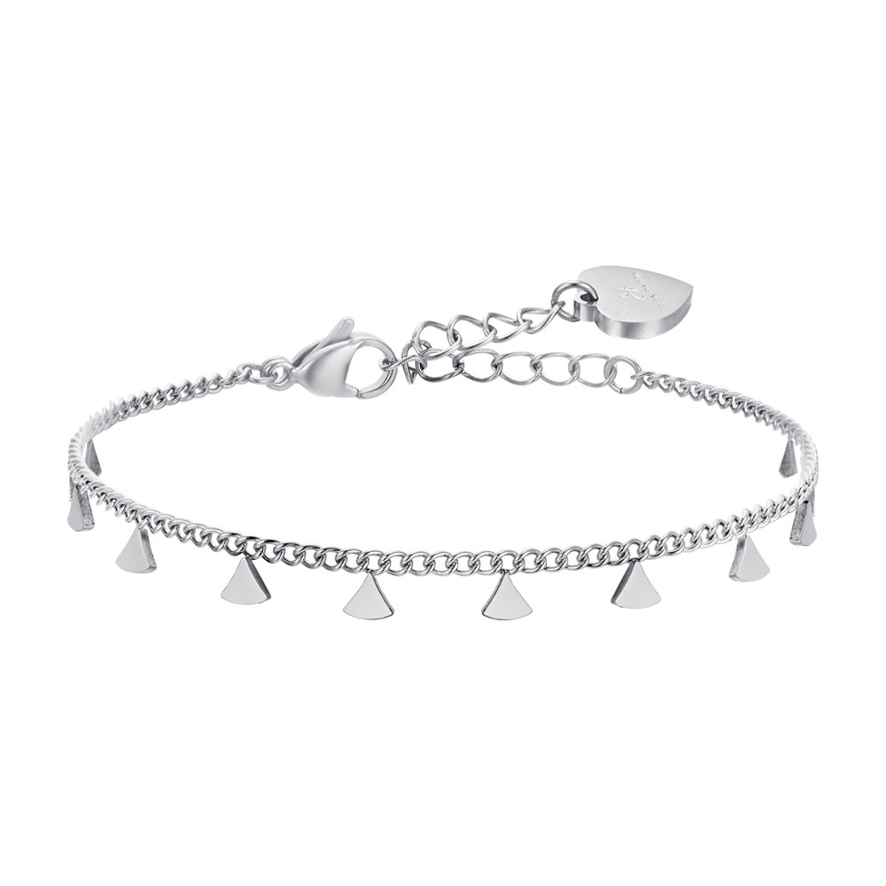 BRACELET FEMME EN ACIER AVEC TRIANGLES