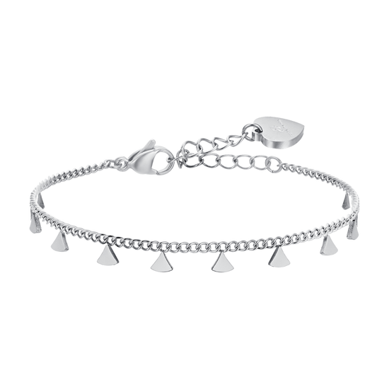 BRACELET FEMME EN ACIER AVEC TRIANGLES