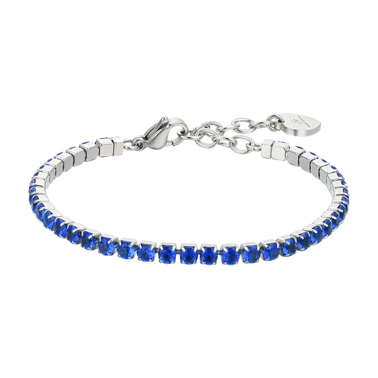 BRACELET DE TENNIS POUR FEMME EN CRISTAUX BLEUS