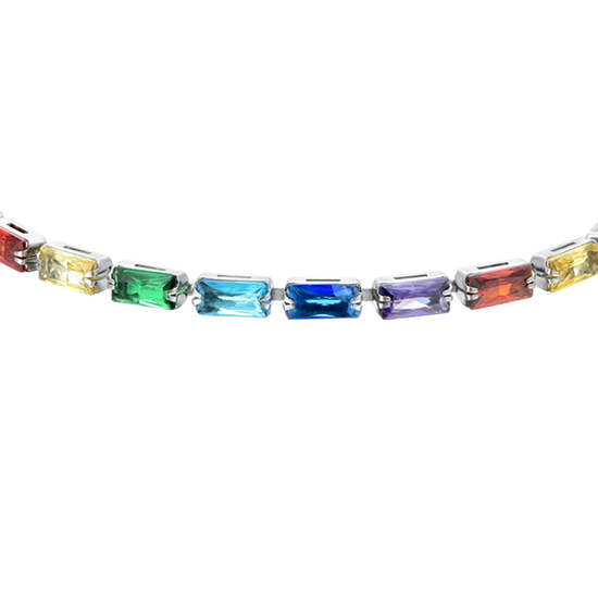 BRACELET DE TENNIS BAGUETTE MULTICOLORE