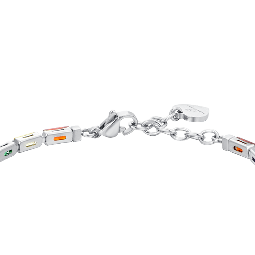 BRACELET DE TENNIS BAGUETTE MULTICOLORE