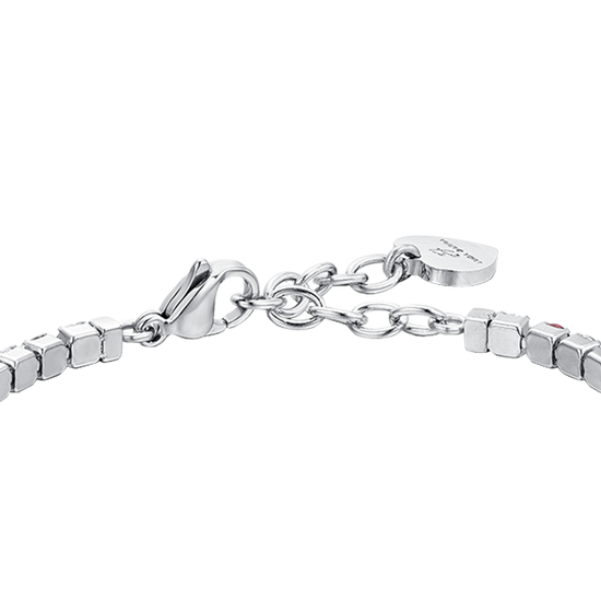 BRACELET DE TENNIS POUR FEMME EN CRISTAUX ROUGES ET BLANCS