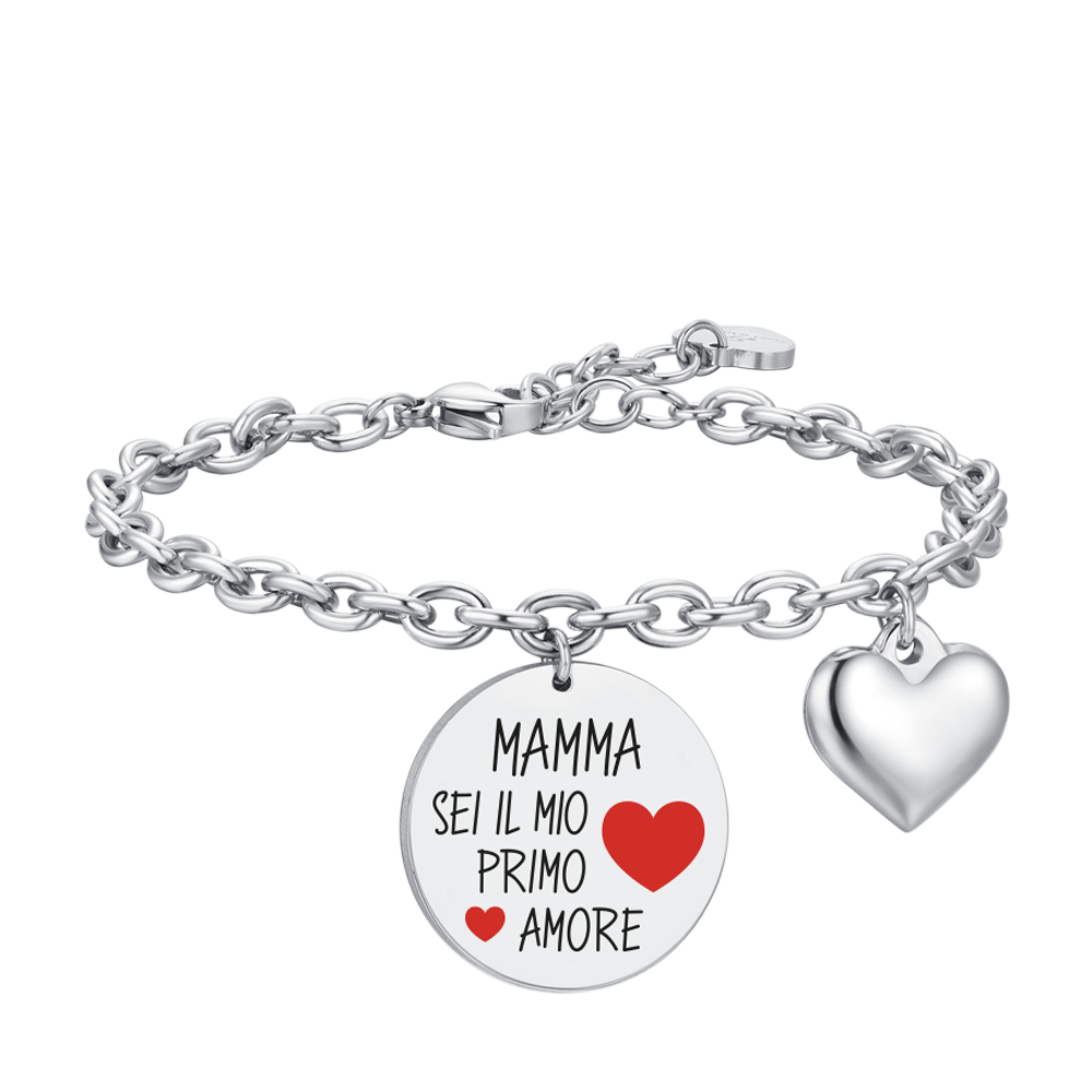 BRACELET EN ACIER POUR MAMAN