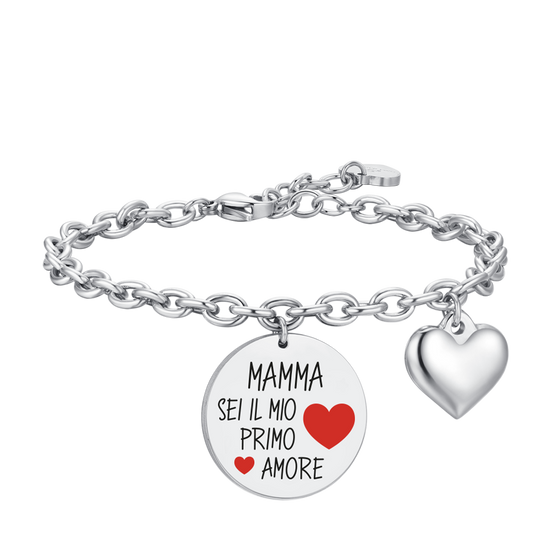 BRACELET EN ACIER POUR MAMAN