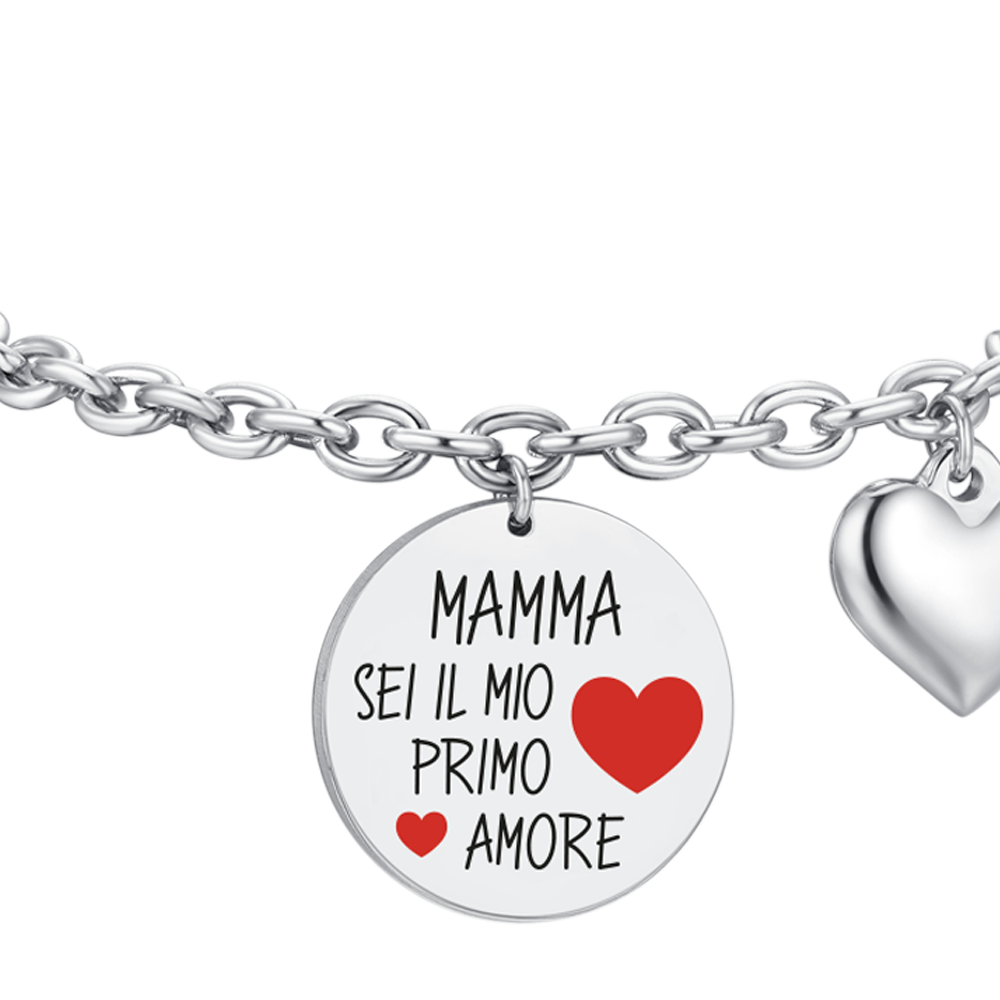 BRACELET EN ACIER POUR MAMAN