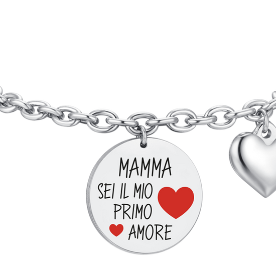 BRACELET EN ACIER POUR MAMAN