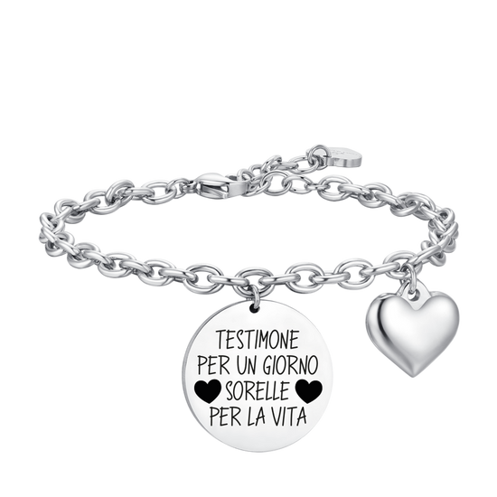 BRACELET TÉMOIN EN ACIER POUR FEMMES