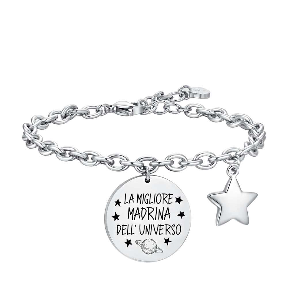 BRACELET MARRAINE EN ACIER