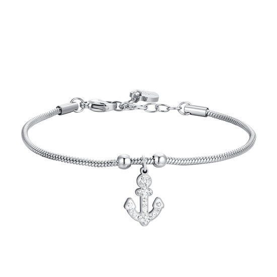 BRACELET FEMME EN ACIER AVEC ANCRE