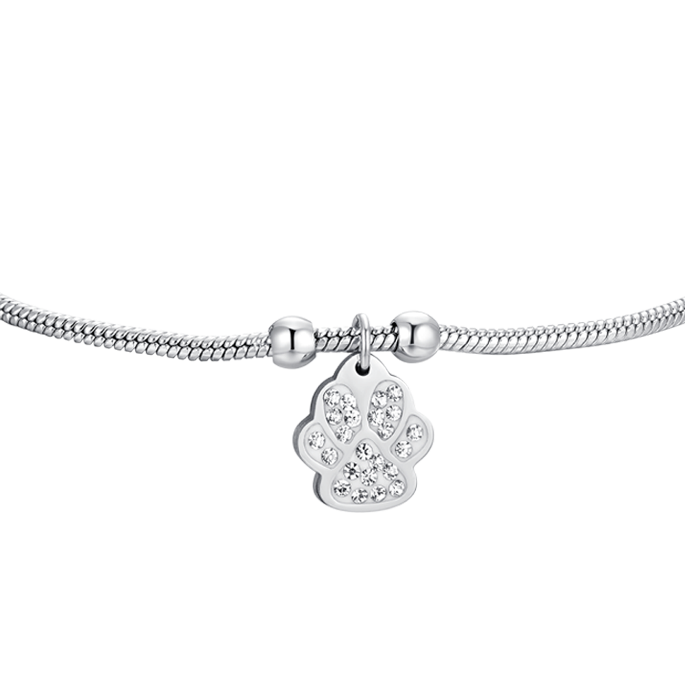 BRACELET FEMME EN ACIER AVEC PATTE