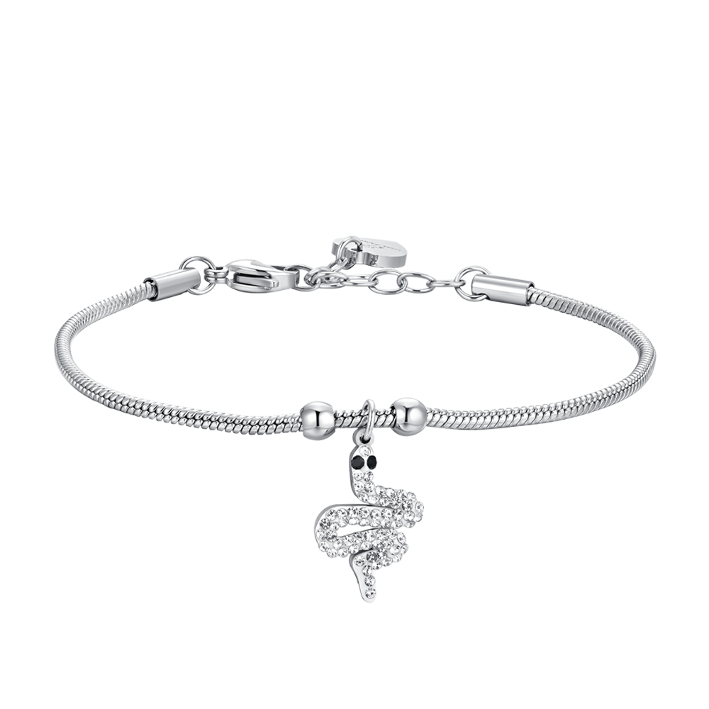 BRACELET FEMME EN ACIER AVEC SERPENT