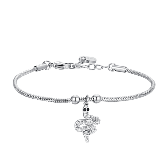 BRACELET FEMME EN ACIER AVEC SERPENT