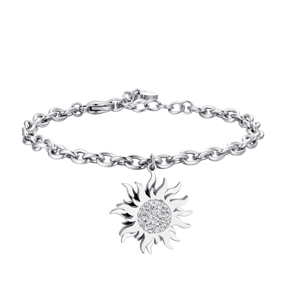 BRACELET FEMME EN ACIER SOLEIL TOURNANT