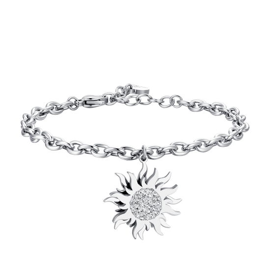 BRACELET FEMME EN ACIER SOLEIL TOURNANT