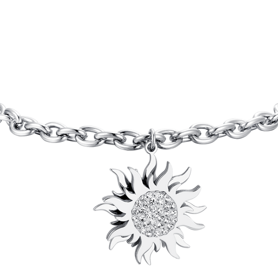 BRACELET FEMME EN ACIER SOLEIL TOURNANT