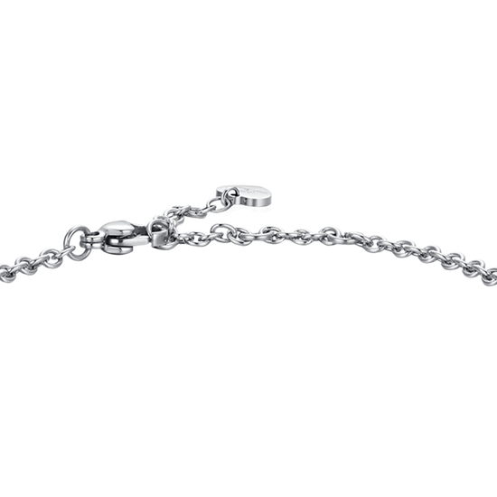 BRACELET DE TENNIS POUR FEMME EN ACIER CŒUR ET ZIRCONES Luca Barra