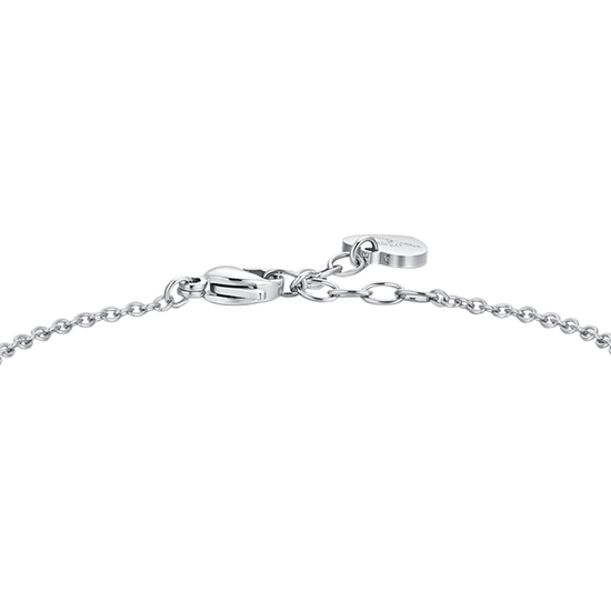 BRACELET FEMME EN ACIER CRISTAL ROSE