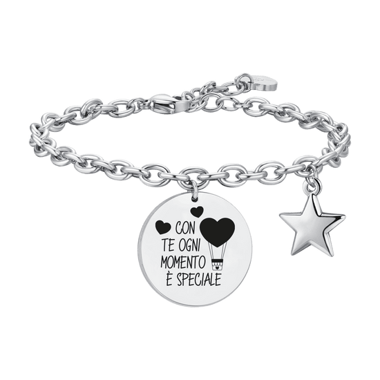 BRACCIALE DONNA IN ACCIAIO CON TE