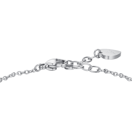 BRACCIALE DONNA IN ACCIAIO CRISTALLI E ZIRCONE VERDE