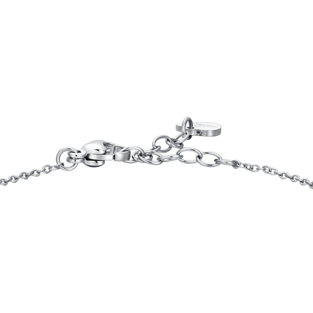 BRACELET POUR FEMME EN ACIER AVEC ÉTOILE ET CRISTAUX BLANCS