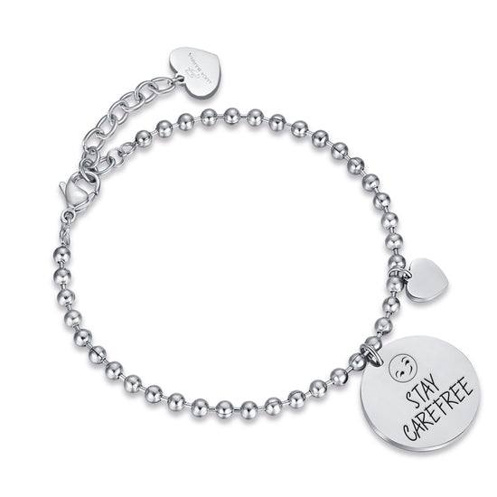 BRACELET FEMME EN ACIER STAY CAREFREE