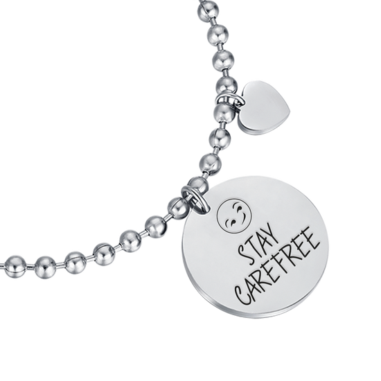 BRACELET FEMME EN ACIER STAY CAREFREE