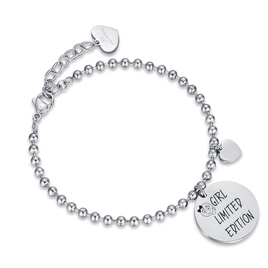 BRACELET EN ACIER "GIRL LIMITED EDITION