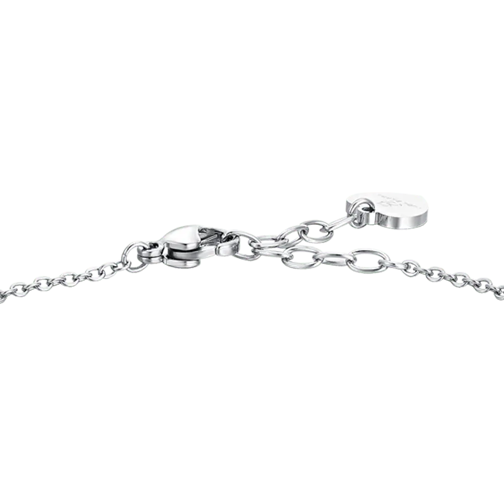 BRACELET POUR FEMME EN ACIER AVEC FLÈCHE ET ZIRCONES Luca Barra