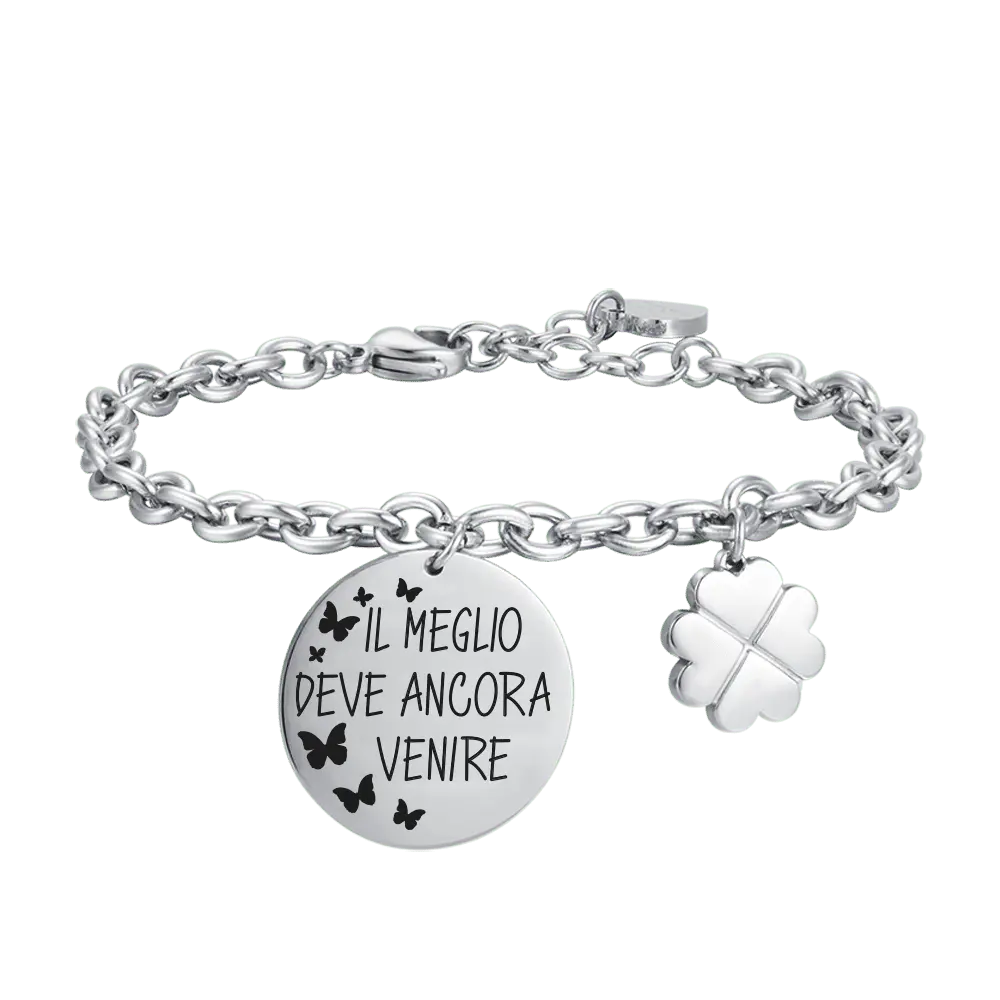 BRACELET EN ACIER POUR FEMME LE MEILLEUR EST ENCORE À VENIR Luca Barra