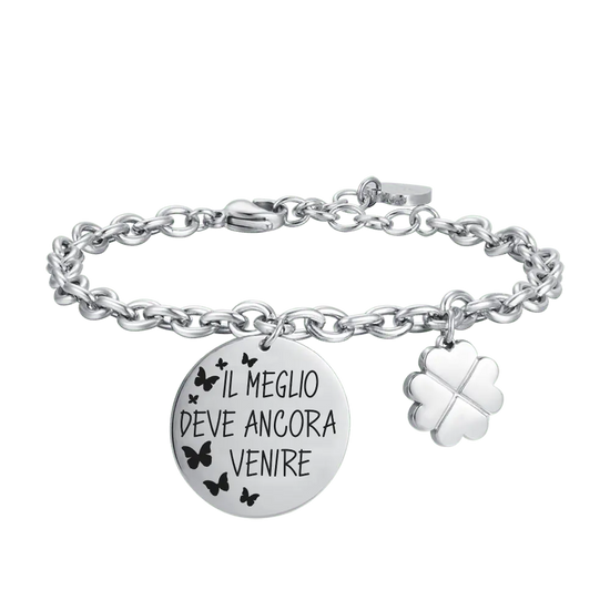 BRACELET EN ACIER POUR FEMME LE MEILLEUR EST ENCORE À VENIR Luca Barra