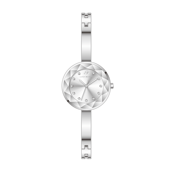 OROLOGIO DONNA IN ACCIAIO QUADRANTE BIANCO