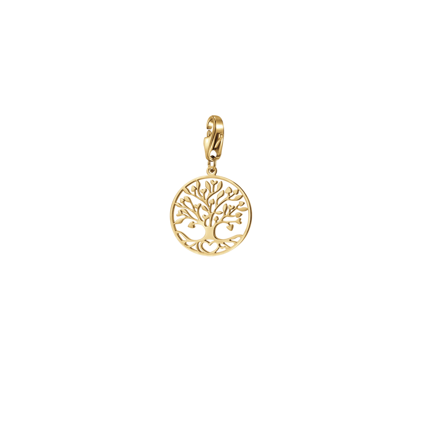 CHARM ALBERO DELLA VITA IN ACCIAIO IP GOLD