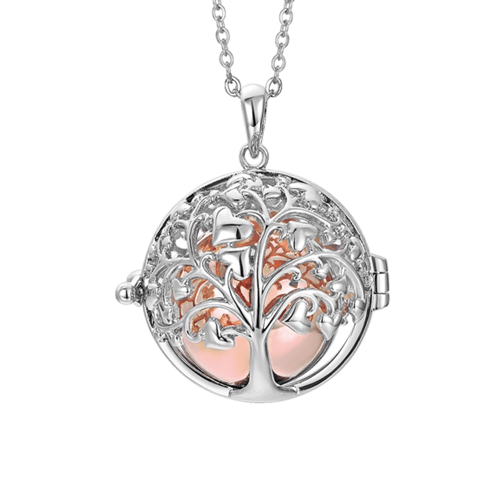 COLLIER ANGE AVEC ARBRE DE VIE EN ACIER Luca Barra